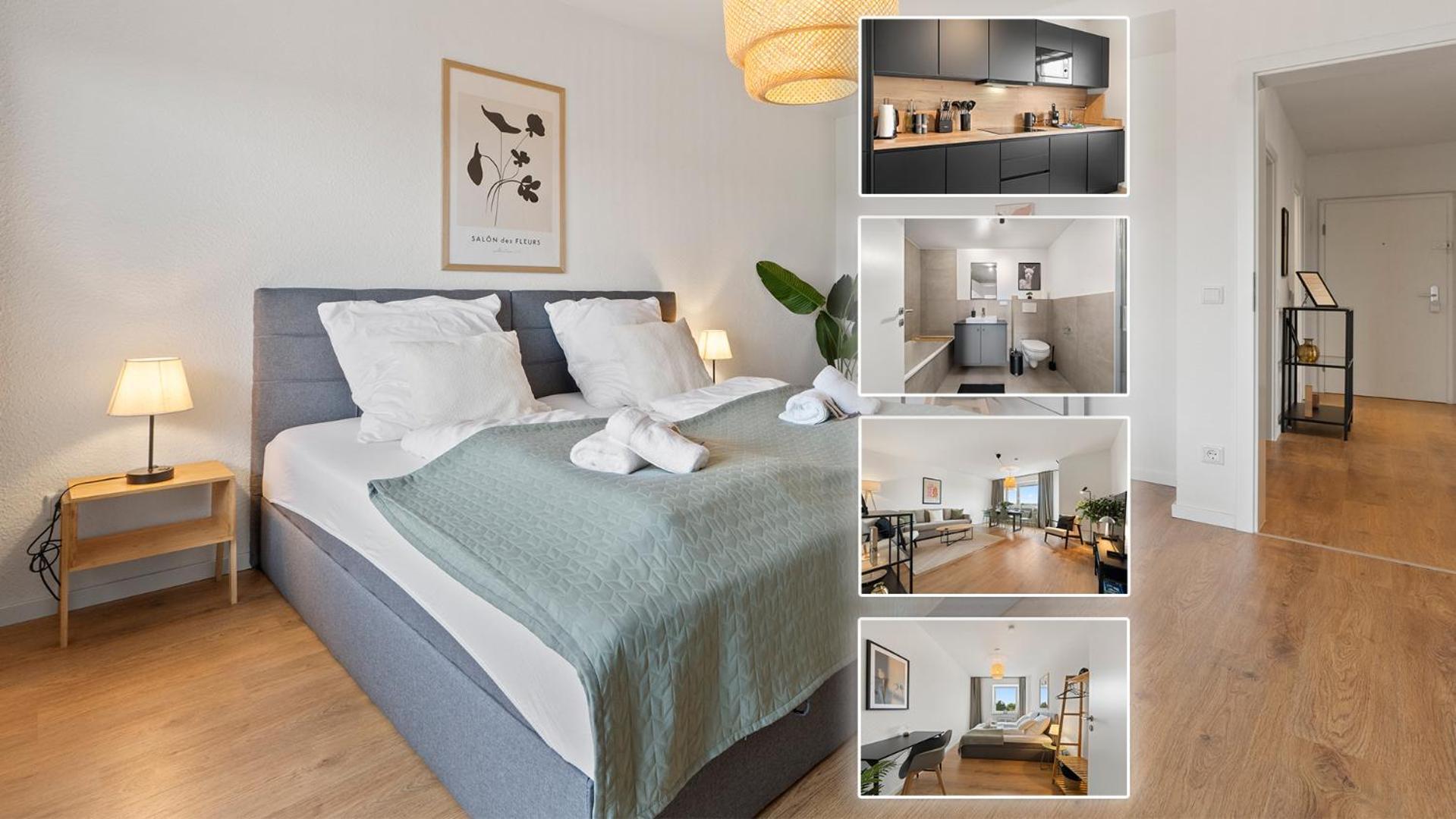*Top* Moderne Wohnung - Naehe Koeln: Dom, Messe, Flughafen, Lanxess-Arena Bergisch Gladbach Exteriör bild